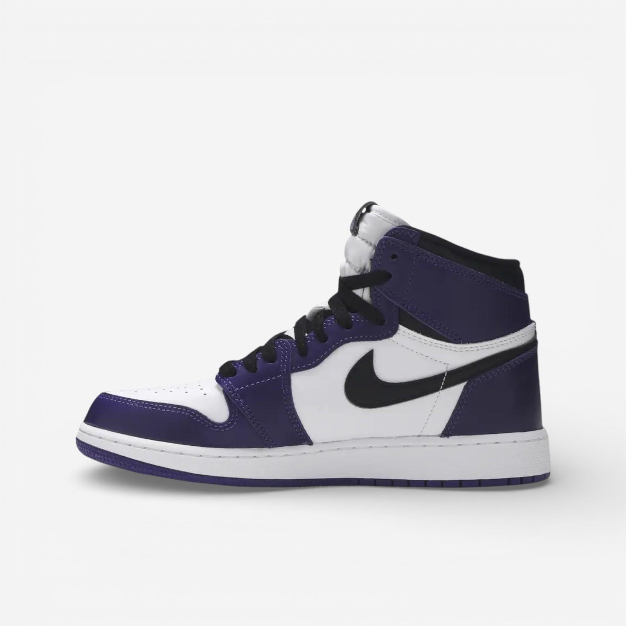 Air Jordan 1 Retro High Court Purple White (GS) 2/4