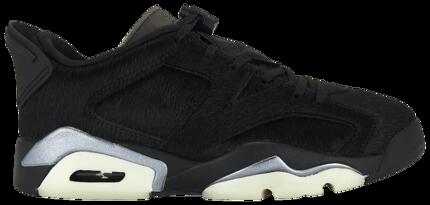 Damskie buty sportowe NIKE AIR JORDAN 6 RETRO LOW Black / Black / Black