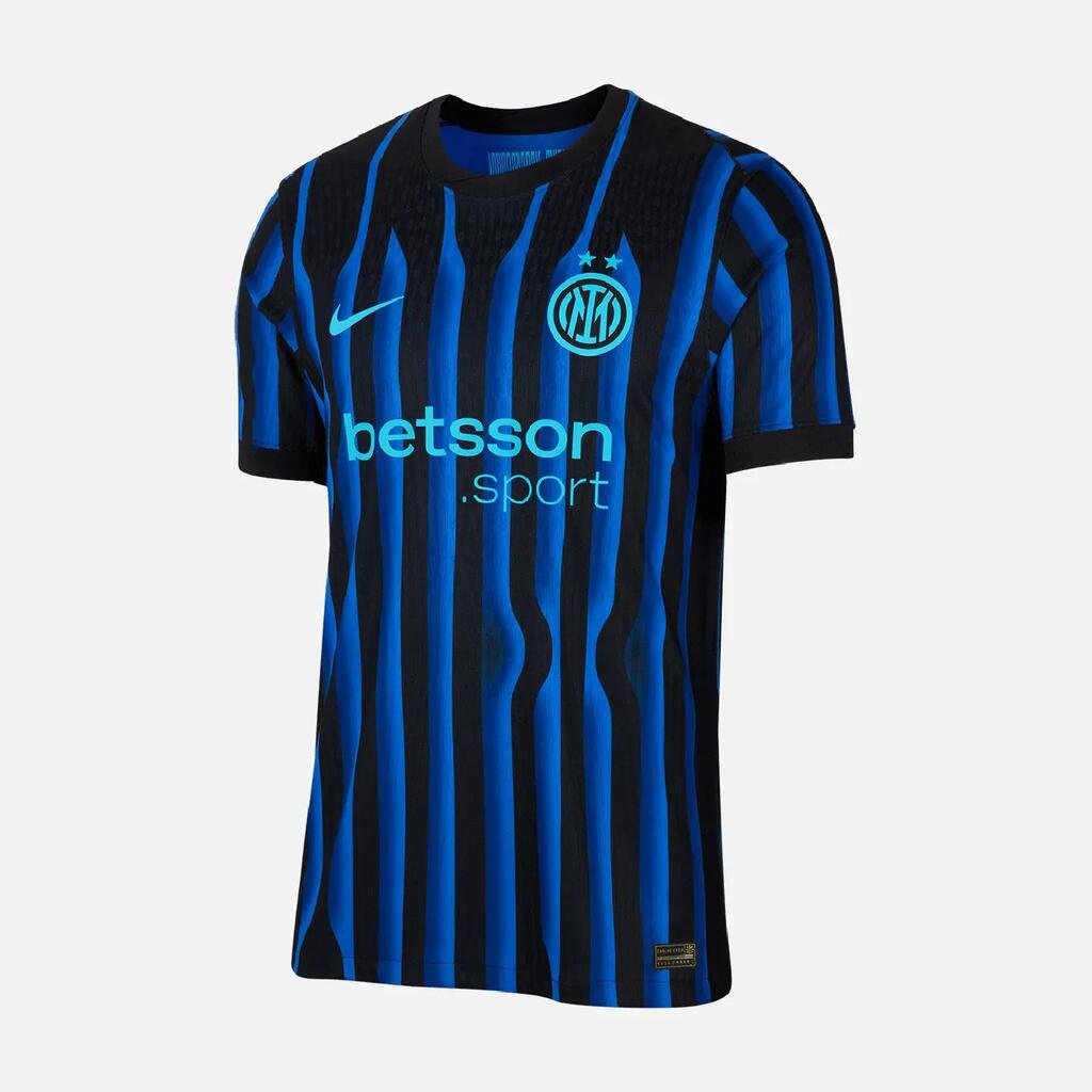 Fc Inter Maglia Gara Home Authentic Nike 2025/26 + Stampa Omaggio