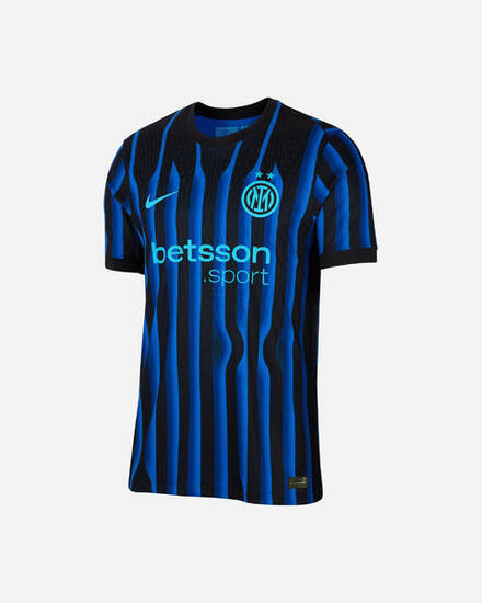 Fc Inter Maglia Gara Home Authentic Nike 2025/26 + Stampa Omaggio