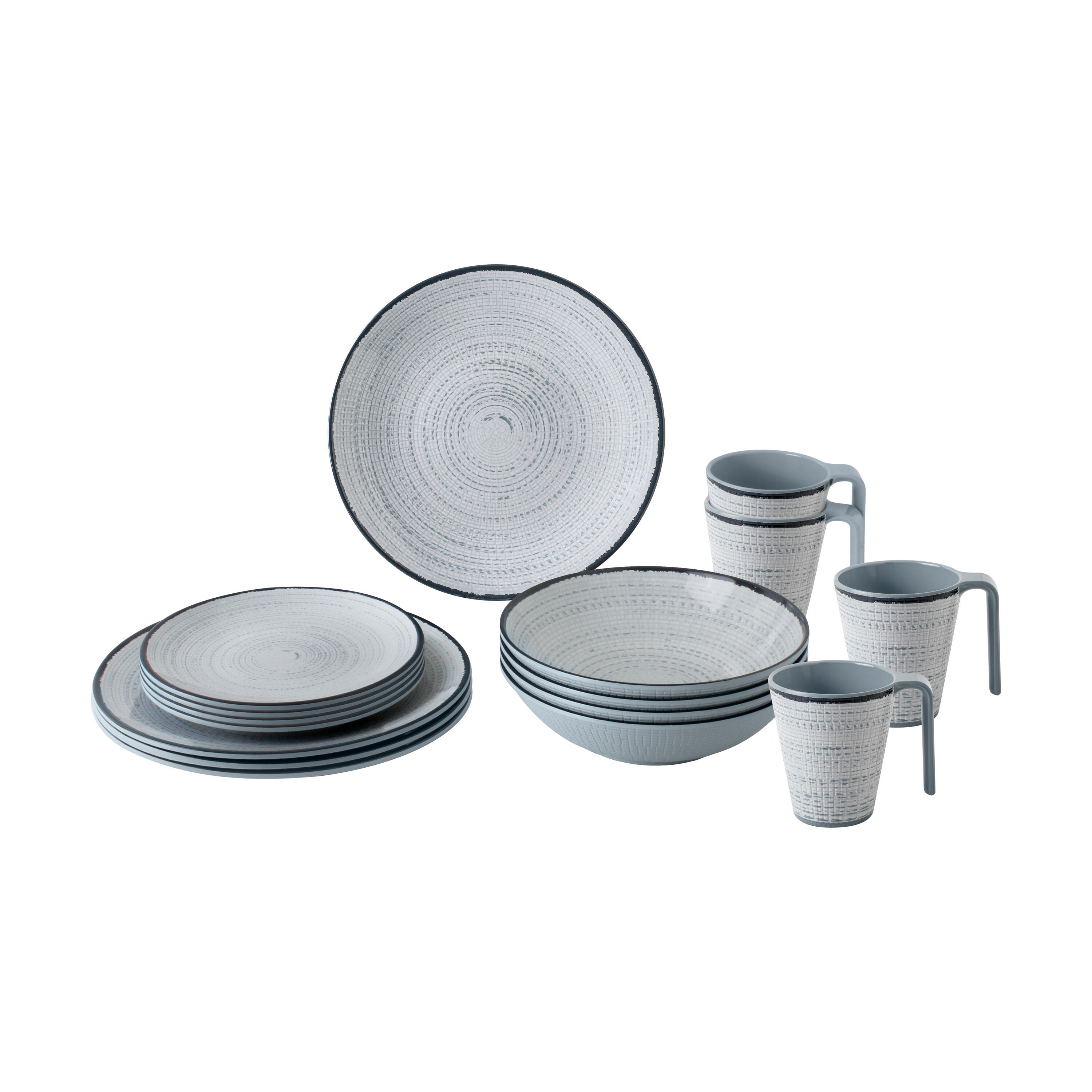 Brunner set de vajilla camping melamina 16 piezas tivoli 2/6