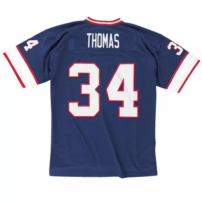 Maillot NFL Thurman Thomas Buffalo Bills 1990 Mitchell & Ness Legacy Retro Bleu 2/2