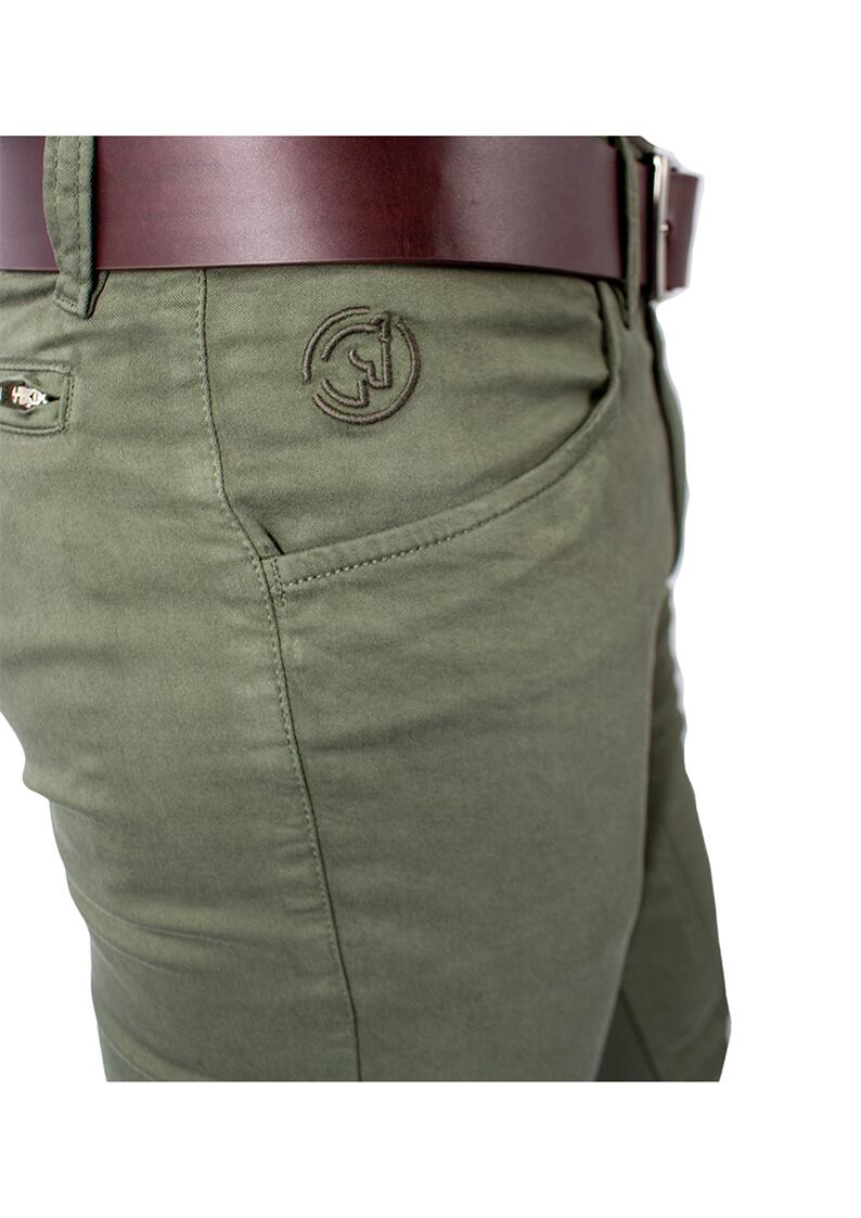 Pantalón breeche vaquero  Los Nietos  | 36 | Kaki 3/6