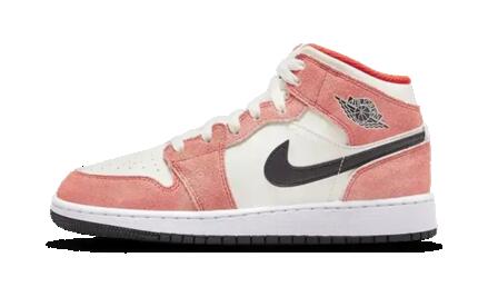 Sneakers - air jordan 1 mid se - suède mid-top - oranje