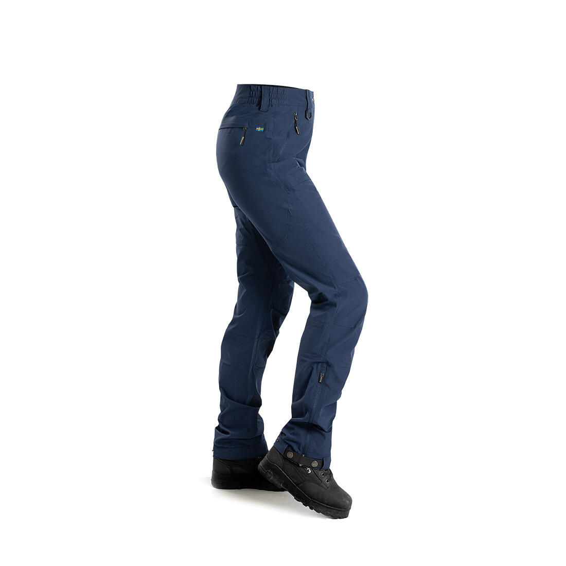Schnelltrocknende Hose für Damen in Marineblau 3/7