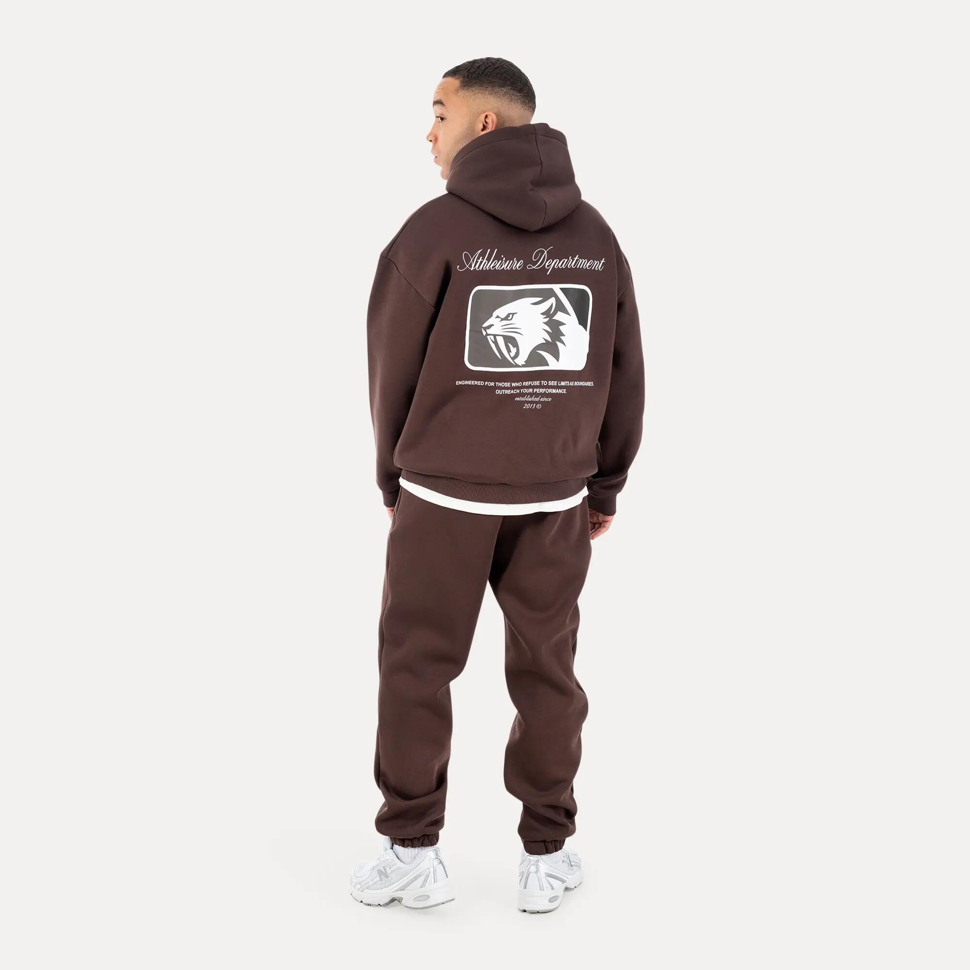 Herren Hoodie Striver Braun 4/6