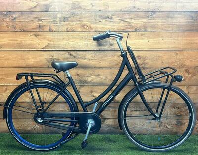 Tweedehands cortina transport stadsfiets bike, zwart