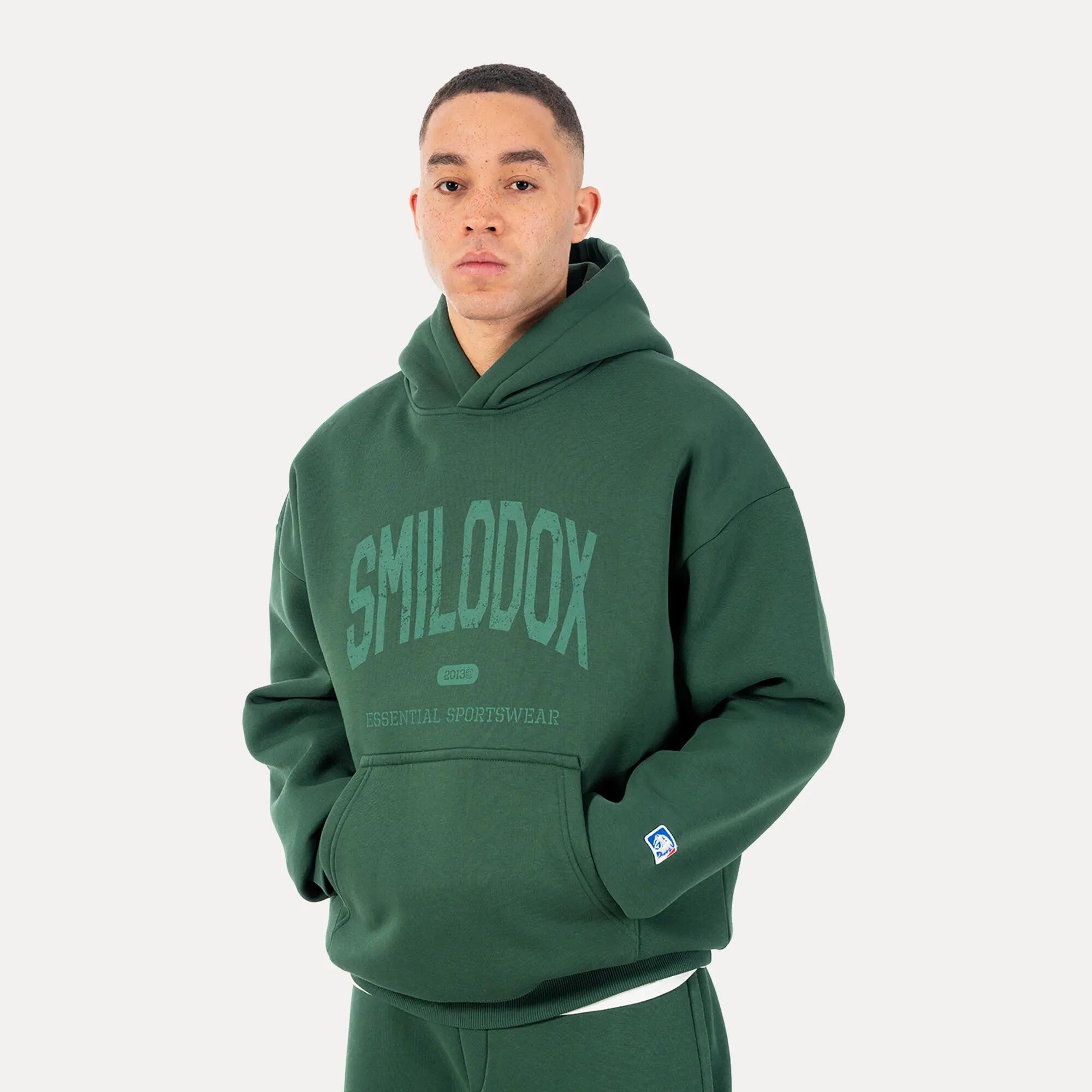 Herren Hoodie Oswin Dunkel Grün 2/6