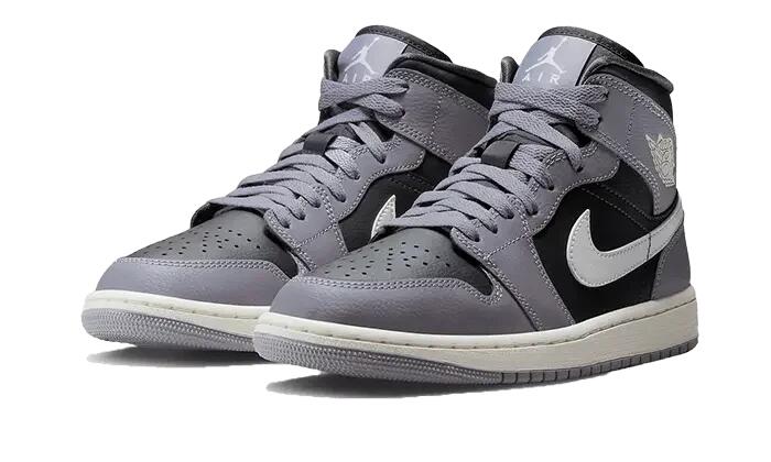 Chaussures - Basketball - Unisexe - Mid - Air Jordan 1 Mid Cement Grey 2/3