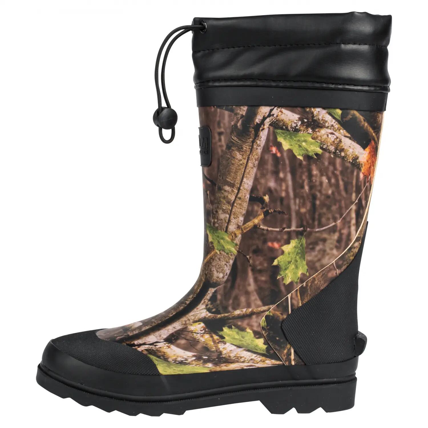 Almwalker Gummistiefel Ole Kinder (Camouflage/Schwarz) Größe 29 2/5