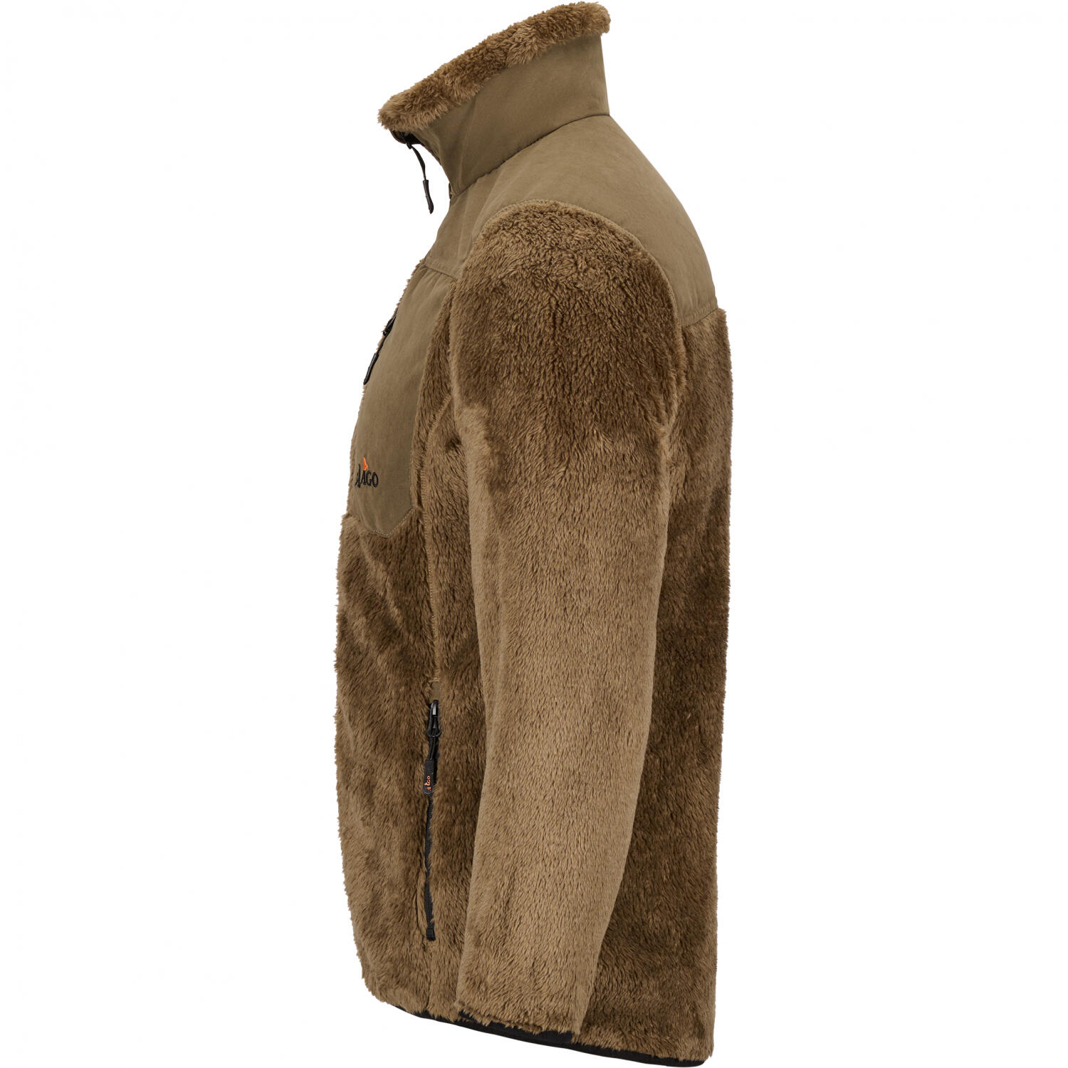 il Lago Prestige Fleecejacke Avalanche Pro Herren (Braun) Größe M 3/4