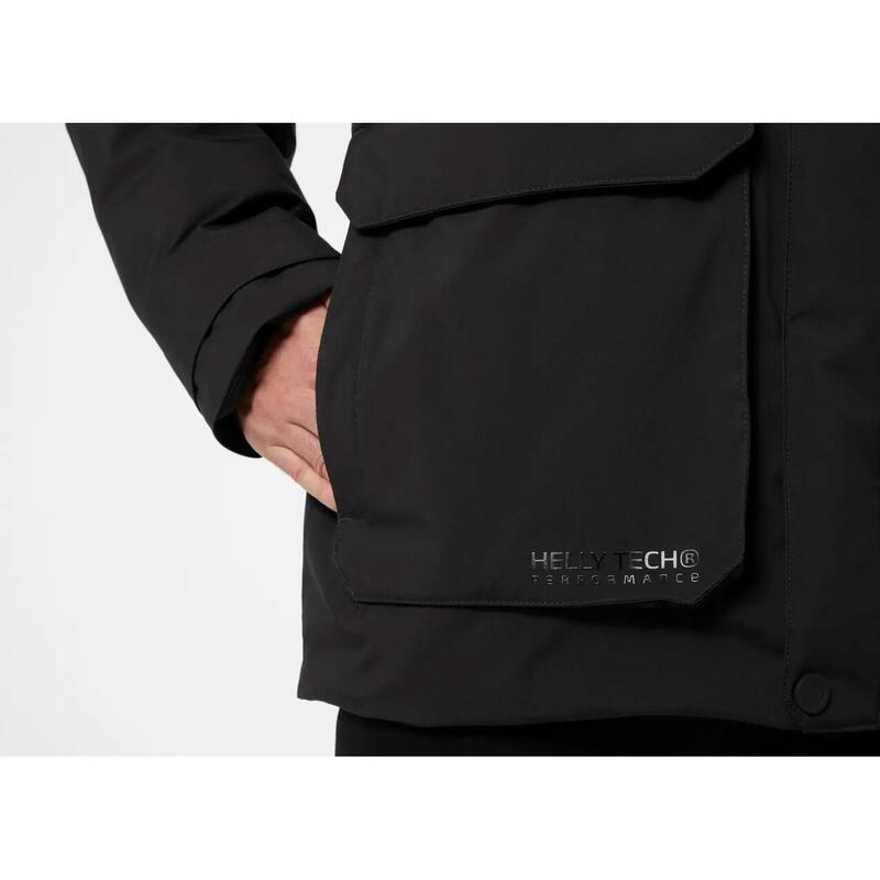 Geacă matlasată Helly Hansen neagră pentru exterior