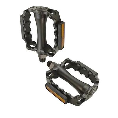 Aluminium pedalen uit één stuk met verstelbare voetsteun optimiz 9/16