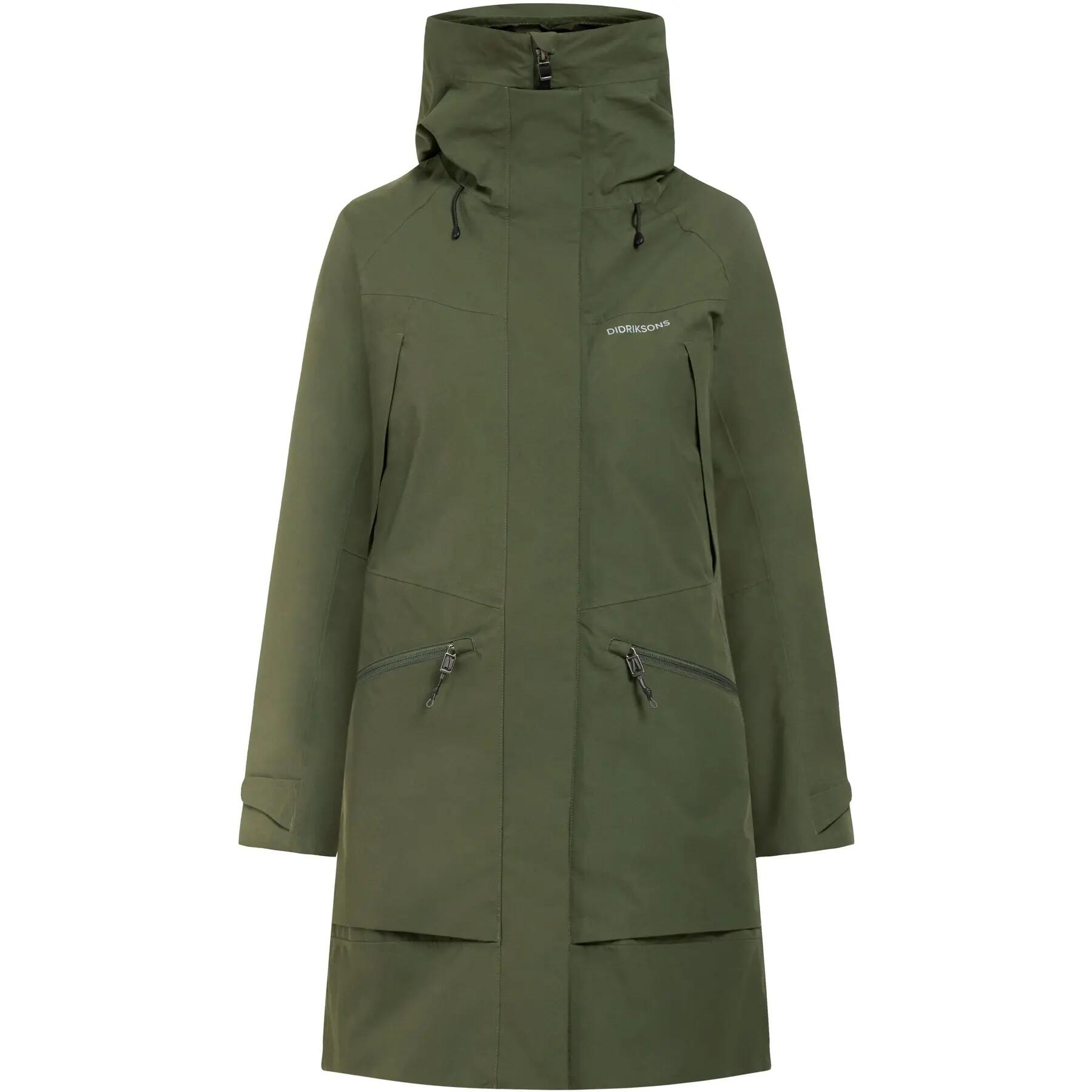 Didriksons Parka Feminina Ilma Verde da Decathlon