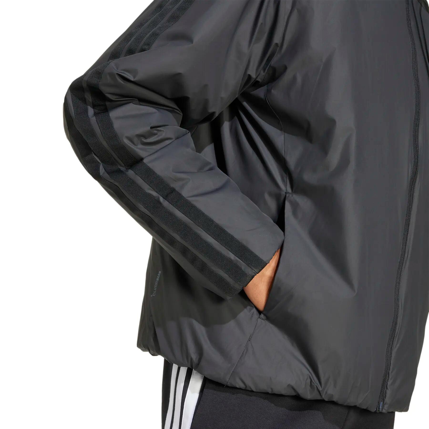 Geïsoleerde jas met capuchon adidas Essentials Climawarm 3 stripes 5/6