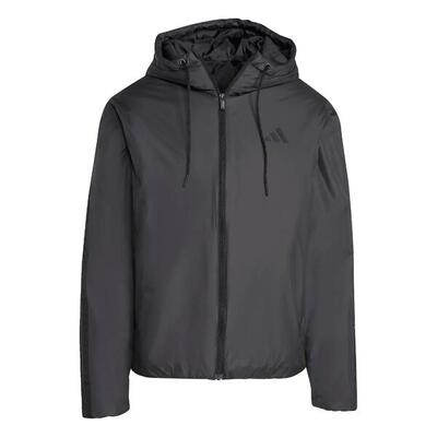 Piumino termico con cappuccio adidas Essentials Climawarm 3 stripes
