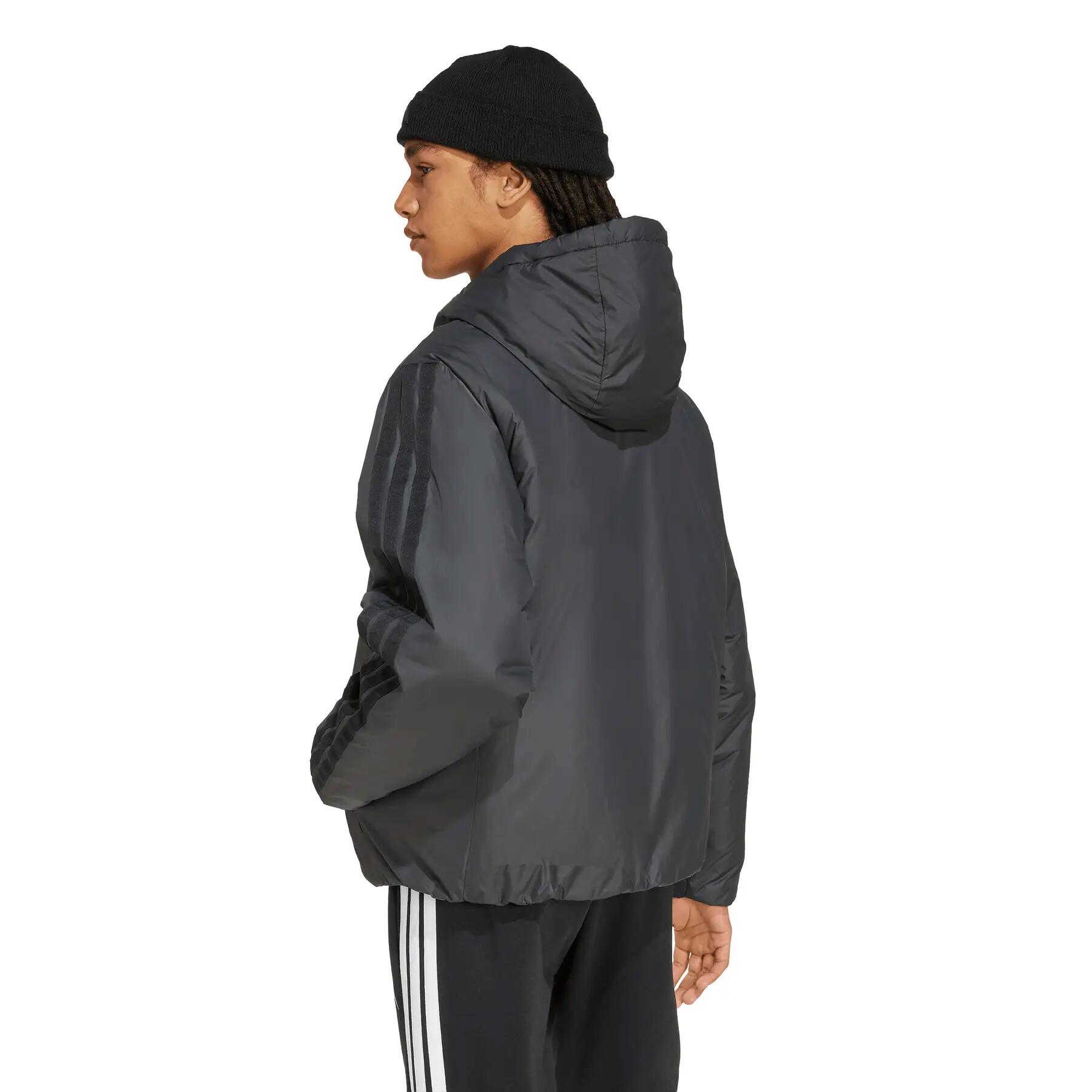 Geïsoleerde jas met capuchon adidas Essentials Climawarm 3 stripes 4/6