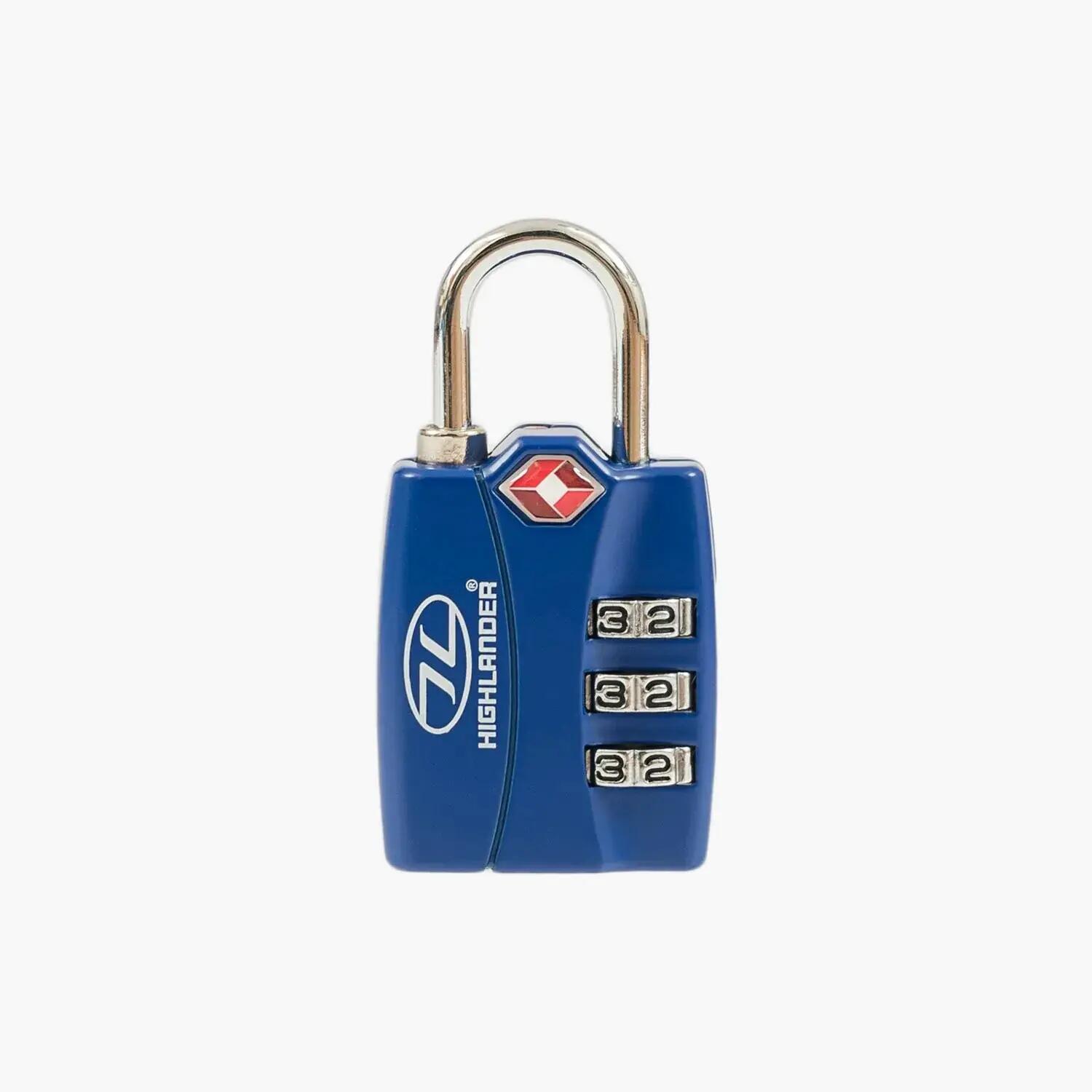 Zamek na kodę Highlander TSA Alert