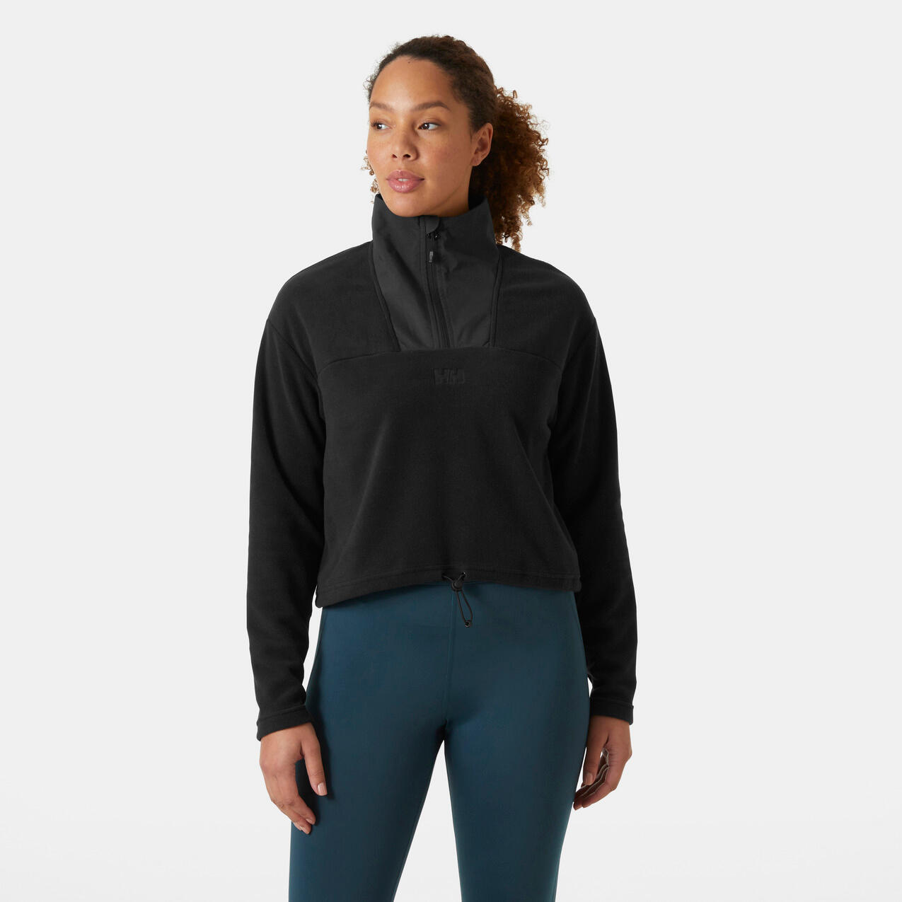 Sweatshirt crop femme Helly Hansen Daybreaker Fleece 2/6