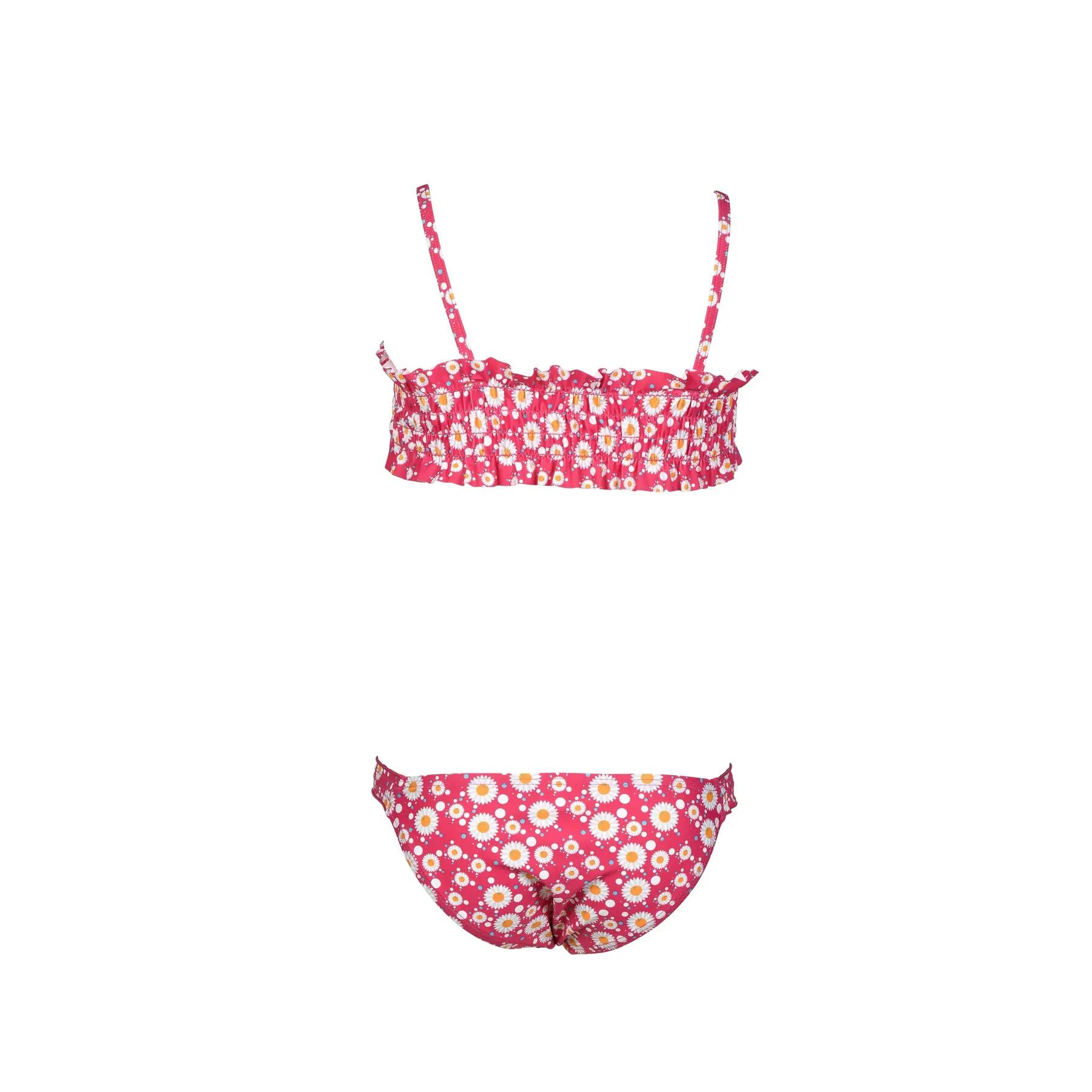 Costume da bagno a fascia 2 pezzi da bambina Arena Bandea Allover 5/7