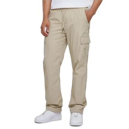 Nylonowe spodnie cargo z prostymi nogawkami Urban Classics
