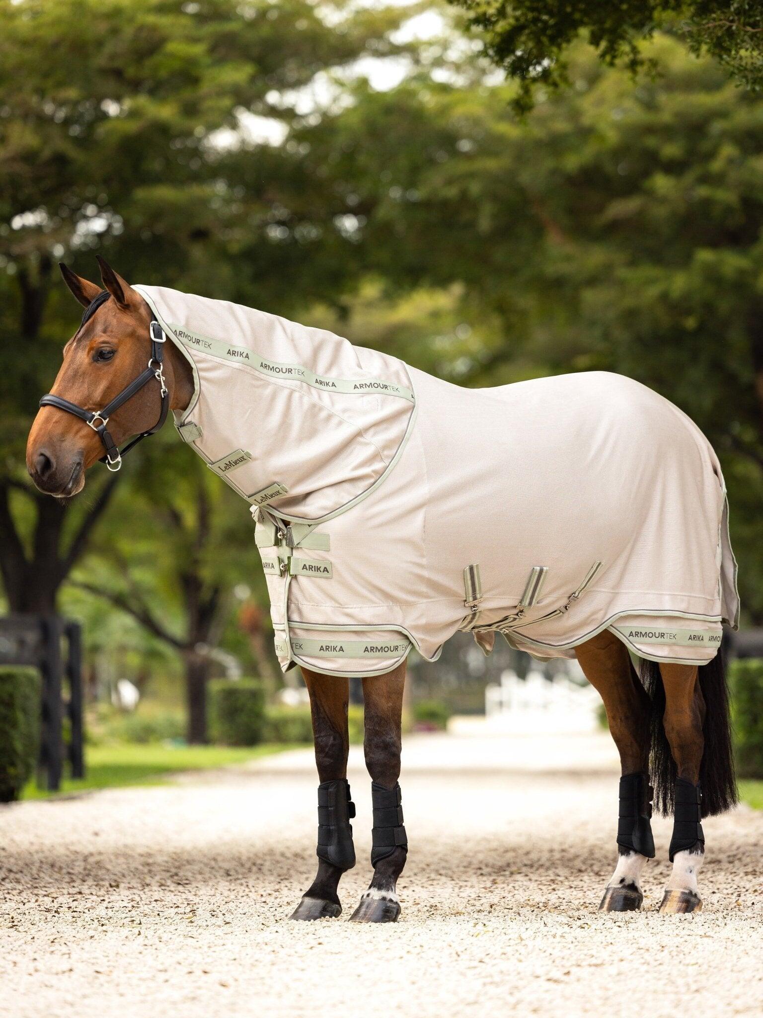 Paardenvliegendeken met halsdekking LeMieux Arika Armour-Tek 7/7