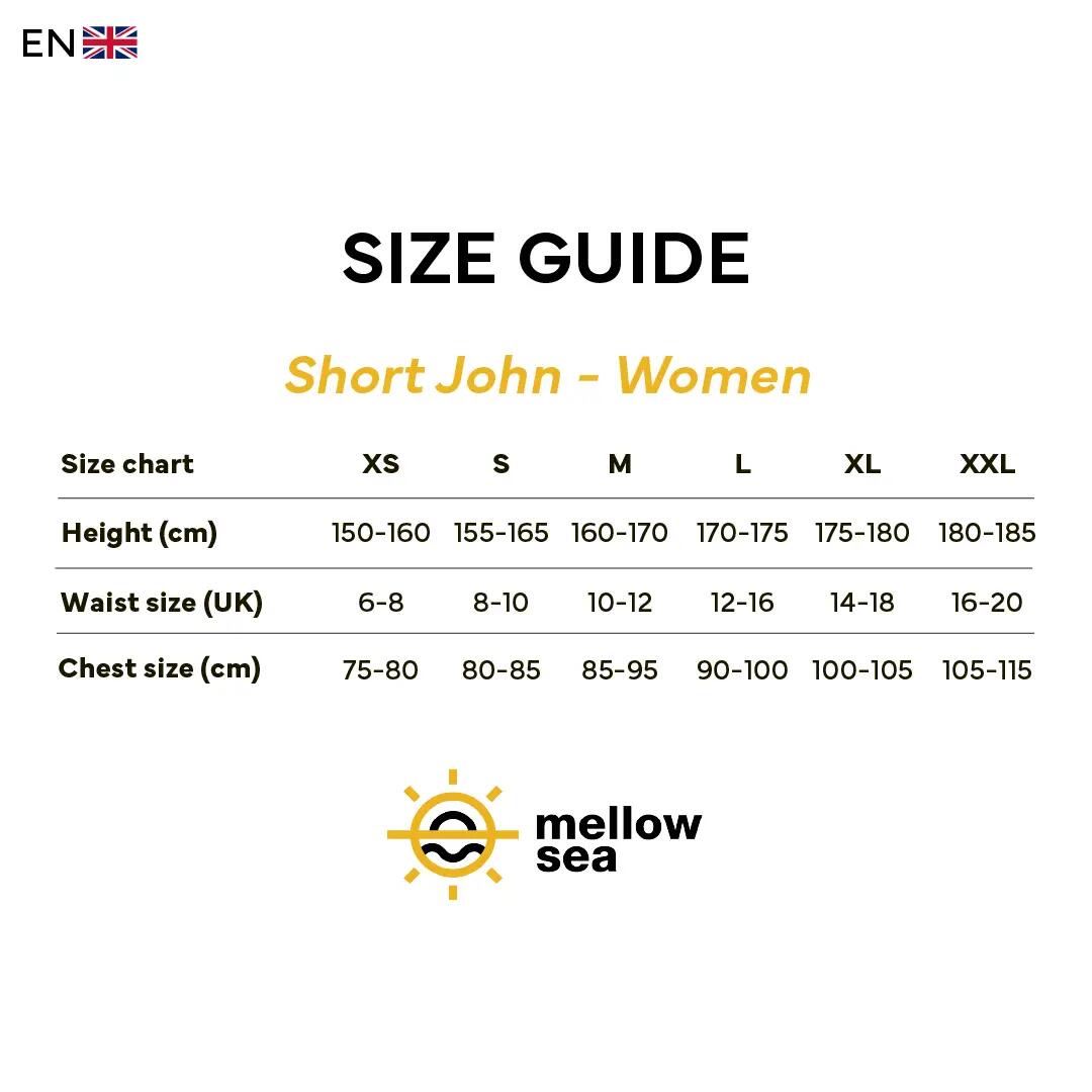 Traje neopreno natación mujer Mellow Sea Short John Ultra Stretch 7/7