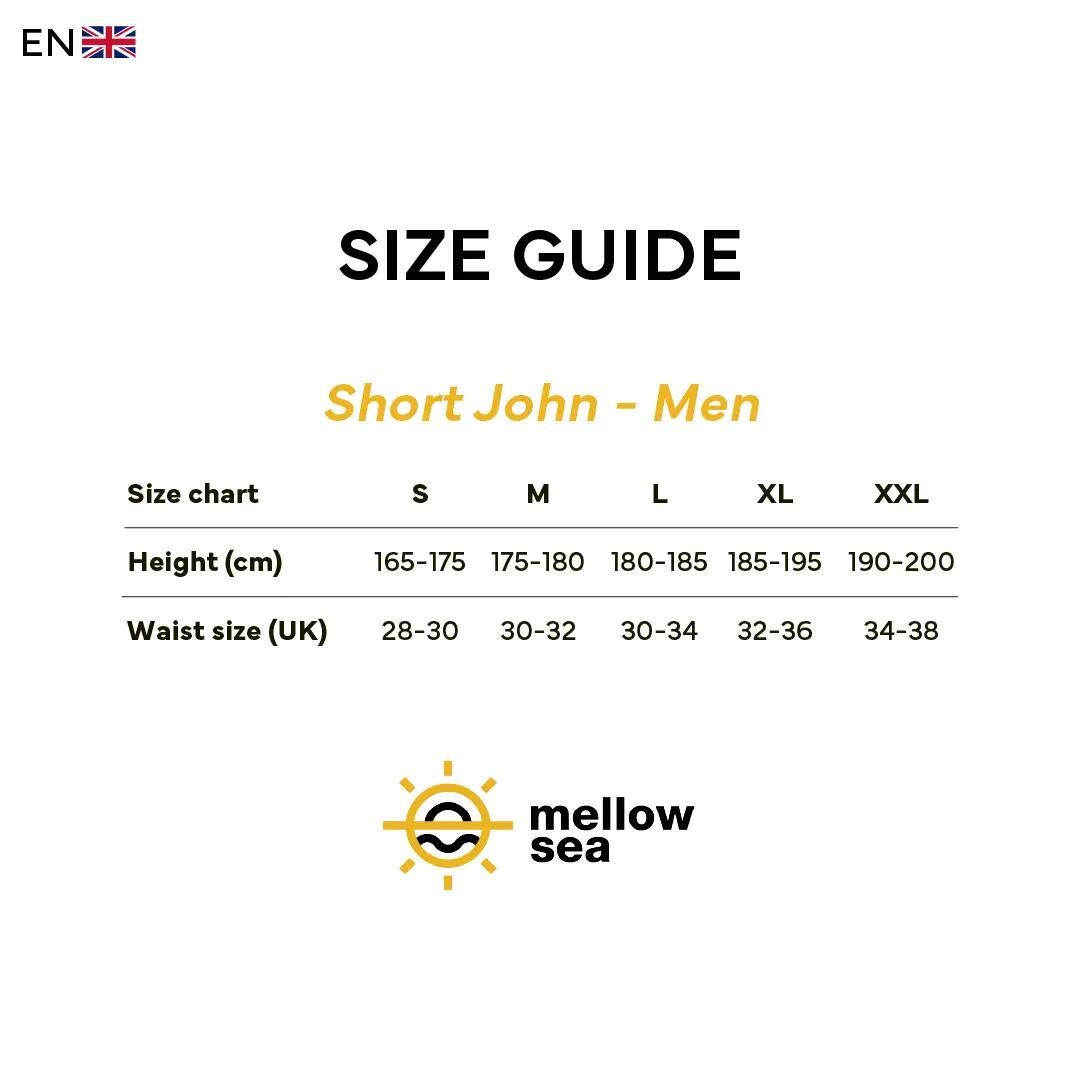 Traje neopreno natación hombre Mellow Sea Short John Ultra Stretch 7/7