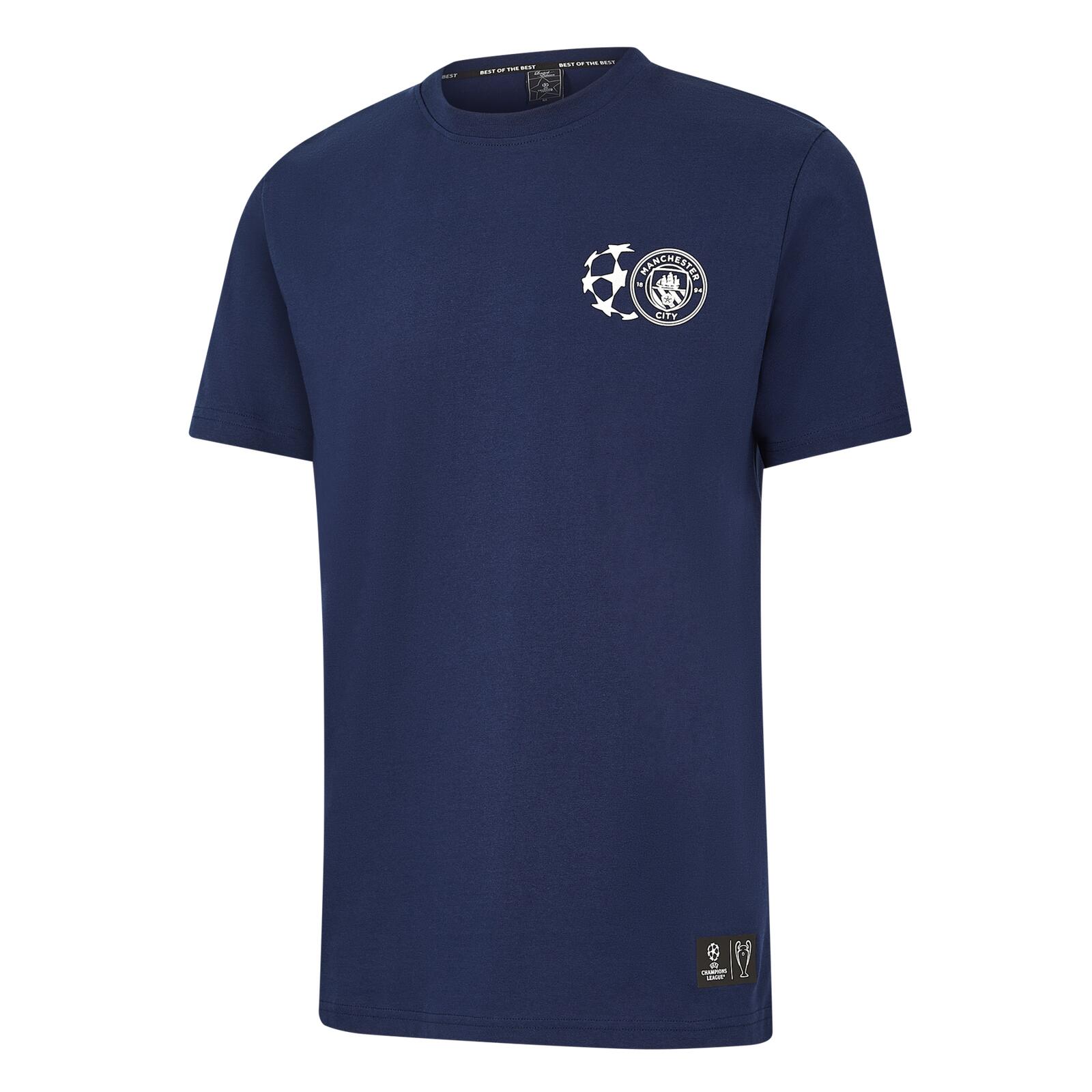 Koszulka Manchester City Liga Mistrzów UEFA licencjonowana 1/2