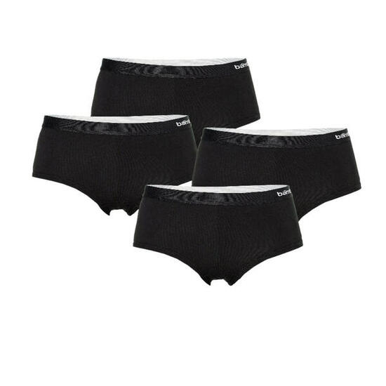 Apollo (Sports) - Dames Hipster Bamboe - Grijs- Maat L - 4-Pack - Voordeelpakket