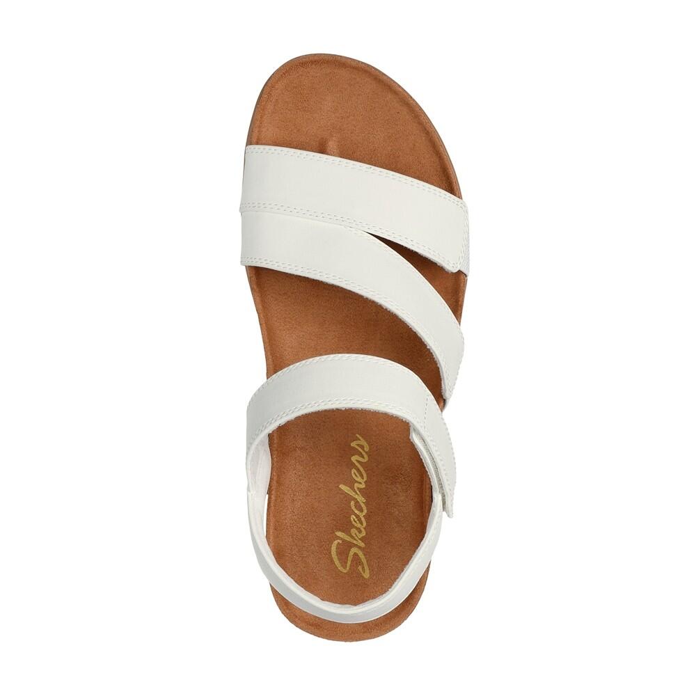 Sandalias Sckechers Mujer Lifted Comfort Blanco 5/7