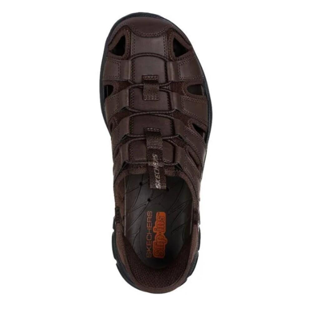 Sandálias Skechers Homem Revolted - Vartan Marrom Chocolate 5/7