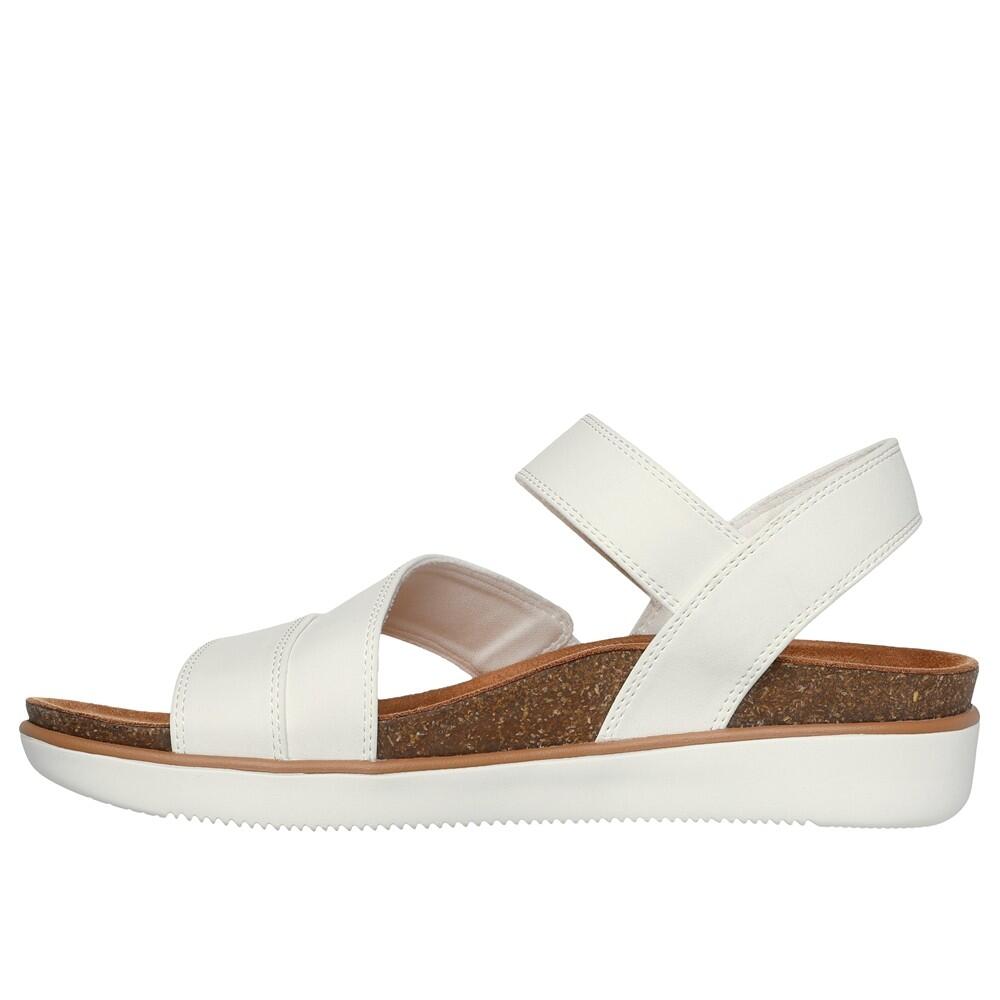 Sandalias Sckechers Mujer Lifted Comfort Blanco 7/7