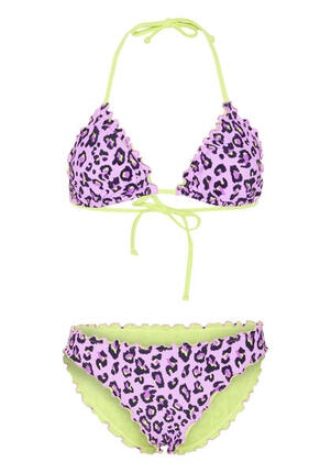 Bikini-Set mit Wellenkante