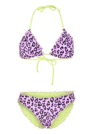 Bikini-Set mit Wellenkante