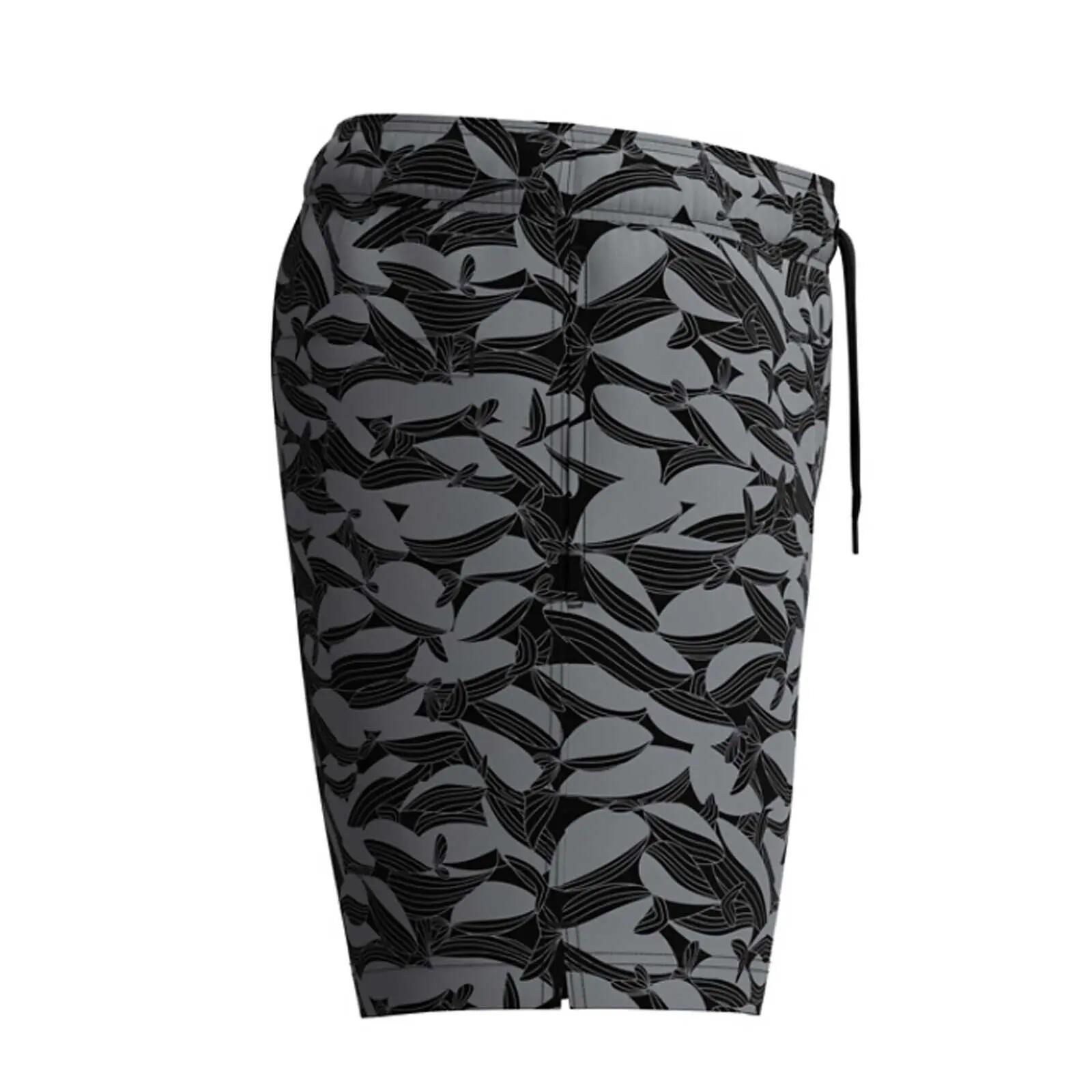Sort inot barbati Speedo Redondo Edge Printed Volley 16 negru/gri – 4-way 2/7