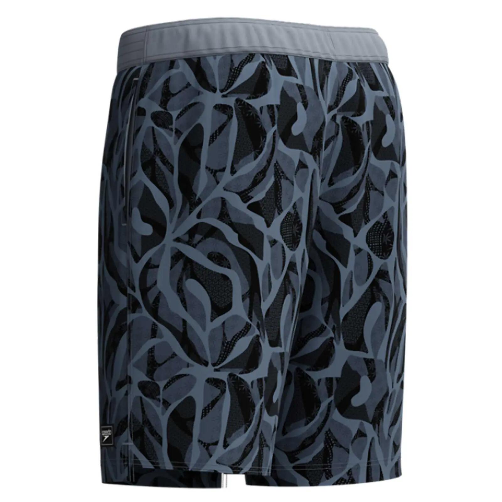 Sort inot barbati Speedo Bondi Printed 20 negru – uscare rapida 5/7