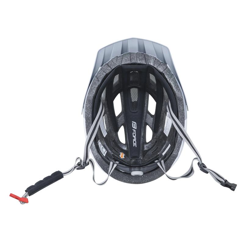 Casca Force Corella MTB Gri/Alb S-M