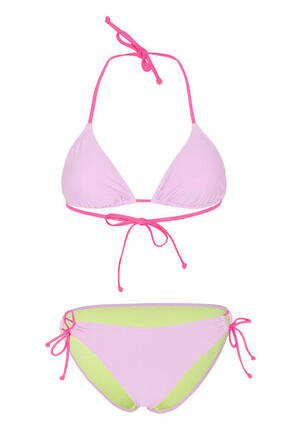 Bikini-Set mit Kontrastfutter