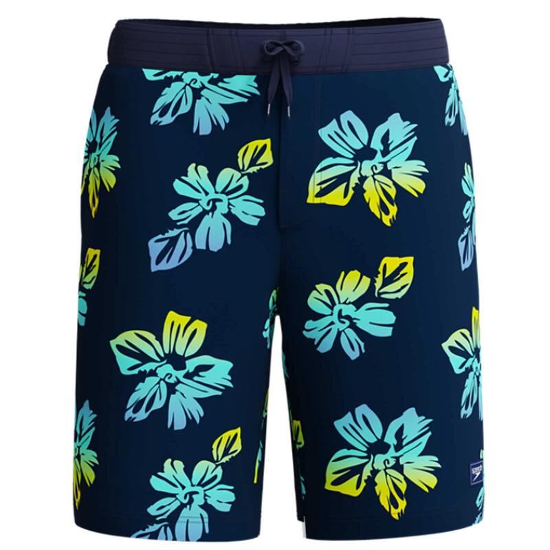 Sort inot barbati Speedo Bondi Printed 20 bleumarin/galben – uscare rapida