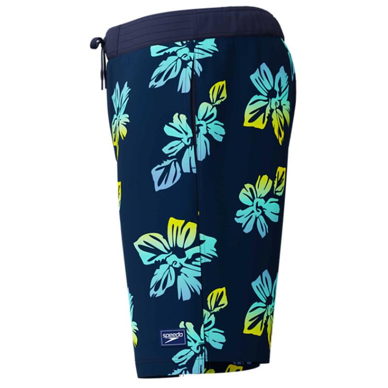 Sort inot barbati Speedo Bondi Printed 20 bleumarin/galben – uscare rapida