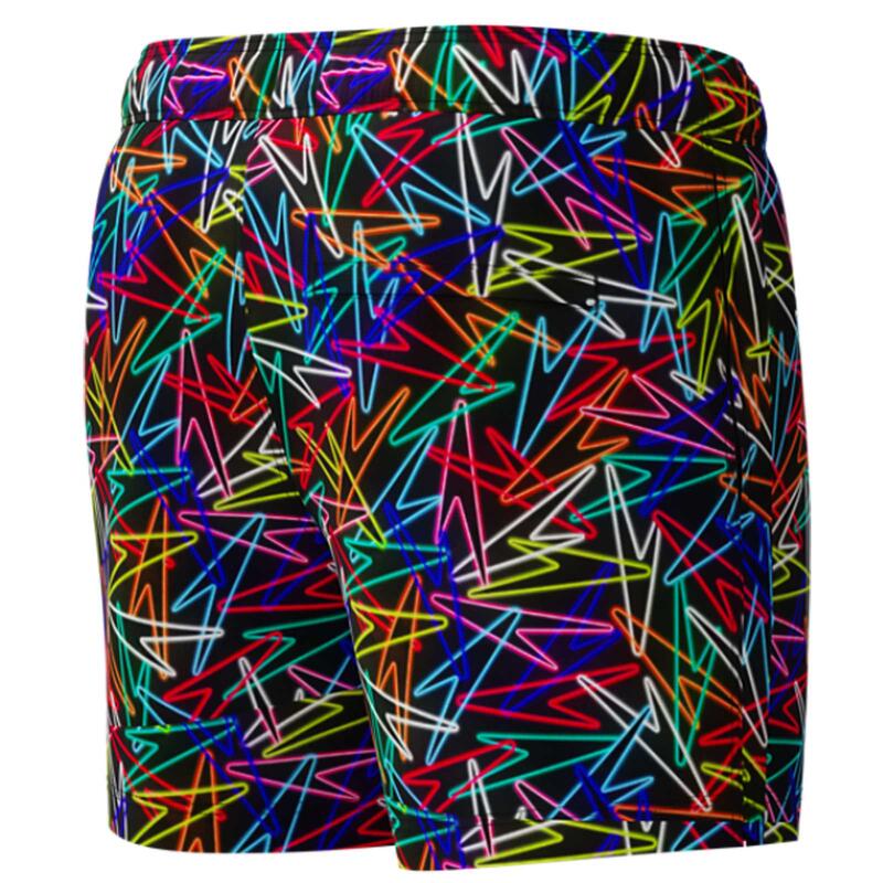 Sort inot barbati Speedo Redondo Edge Printed 14 negru/rosu – uscare rapida