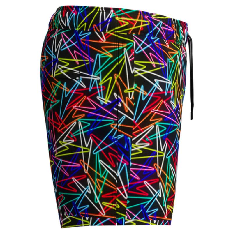 Sort inot barbati Speedo Redondo Edge Printed 14 negru/rosu – uscare rapida