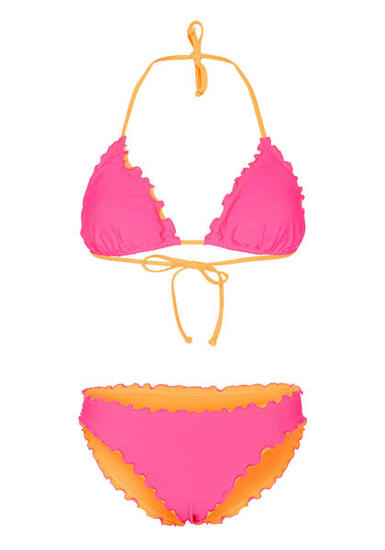 Bikini-Set mit Wellenkante