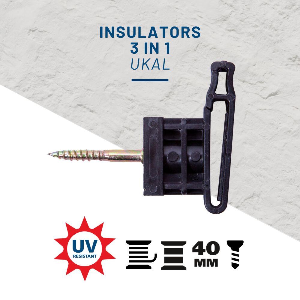Accessoire voor omheining Mengisolatoren 3 in 1 Ukal Elite (x55) 3/5
