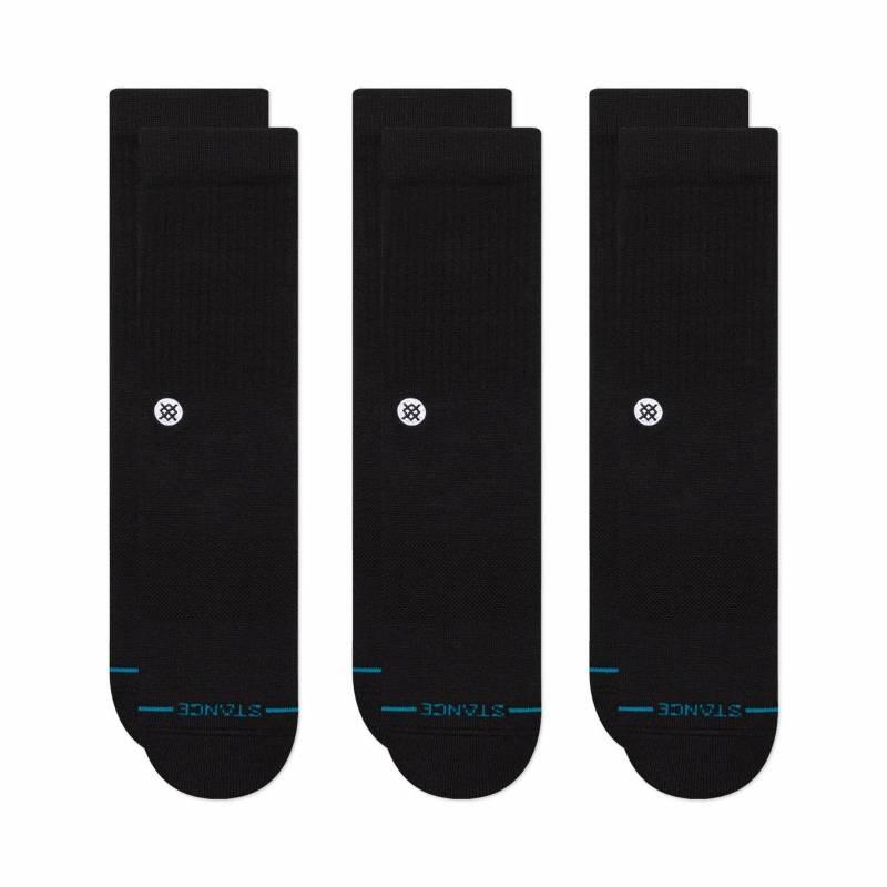 Chaussettes Stance Icon Noir 3 paires 1/2