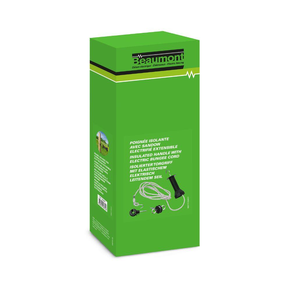 Kit Poignée avec sandow extensible + 2 isolateurs BEAUMONT 3/3