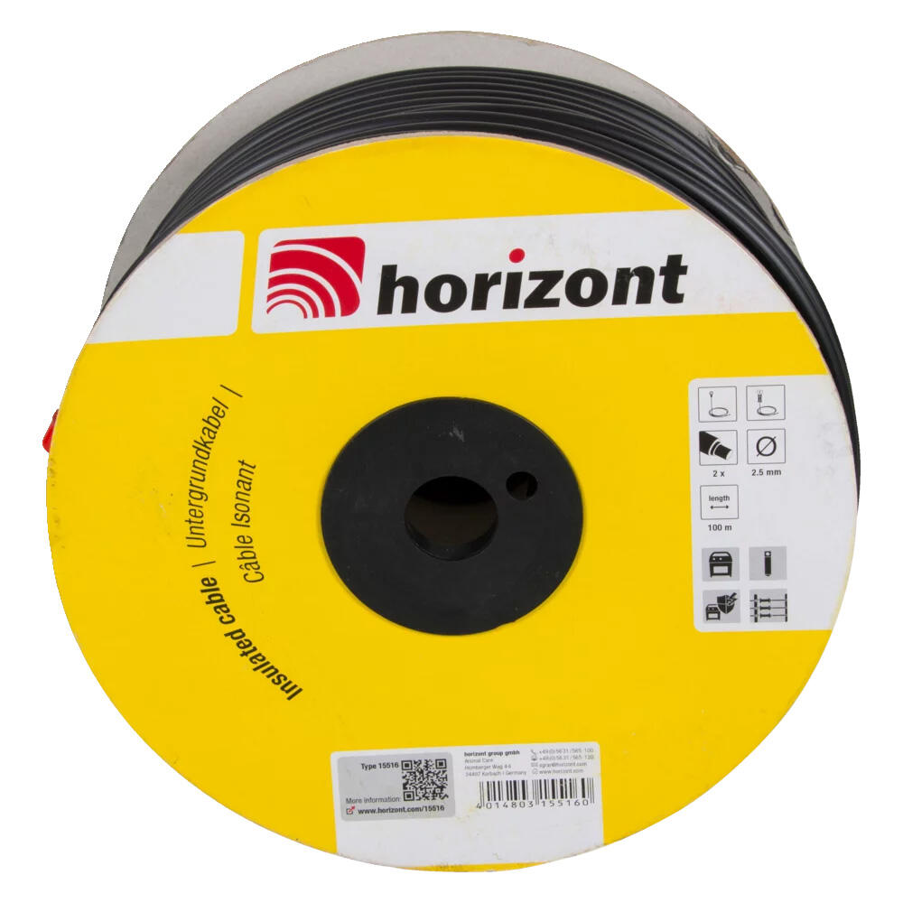 Câble d'alimentation haute tension 100 m, Ø 2,5 mm HORIZONT 2/2