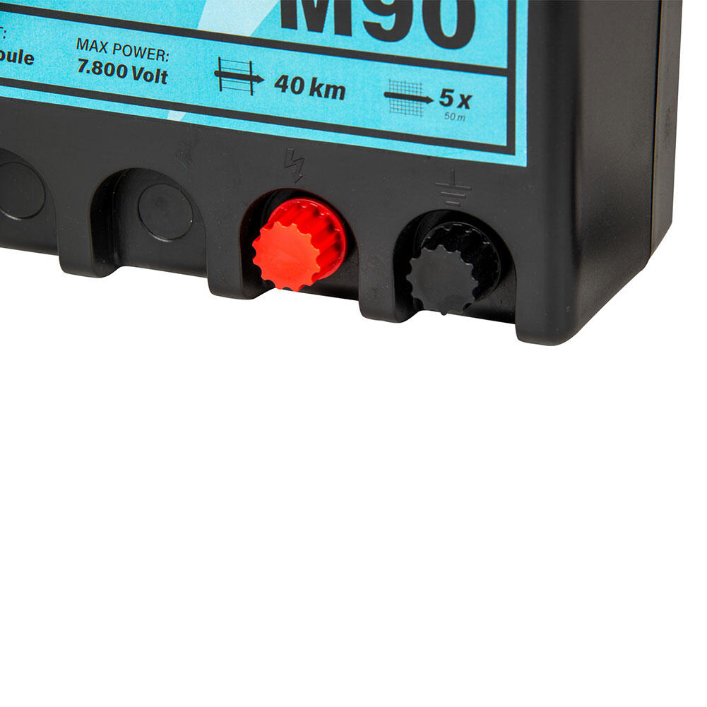 Poste de clôture électrique M90 à Leds, secteur 230 V, 0.9 J 4/6
