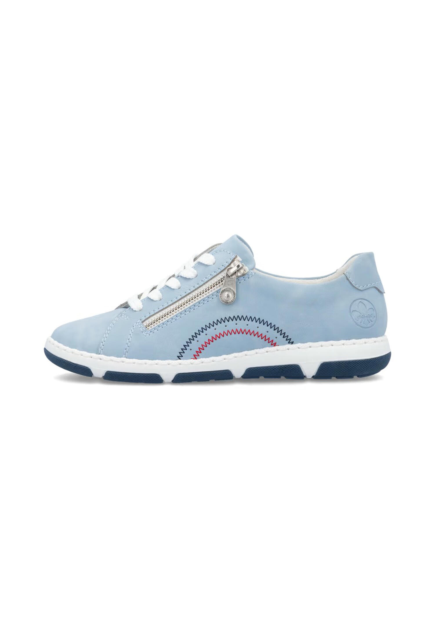Rieker Damen Halbschuh Schnürschuhe Slipper 42424-10 Blau 3/4